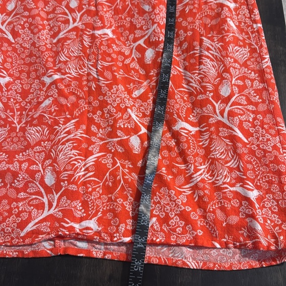 Old Navy Orange Forest Creatures Shift Dress Size Medium Tall - Picture 7 of 7